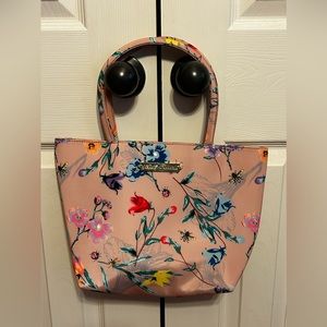 Betsey Johnson insulated bag pink with flowers, bees and ladybugs